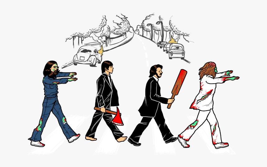 The Png Stickpng Walking - Abbey Road Tattoo Beatles, Transparent Png