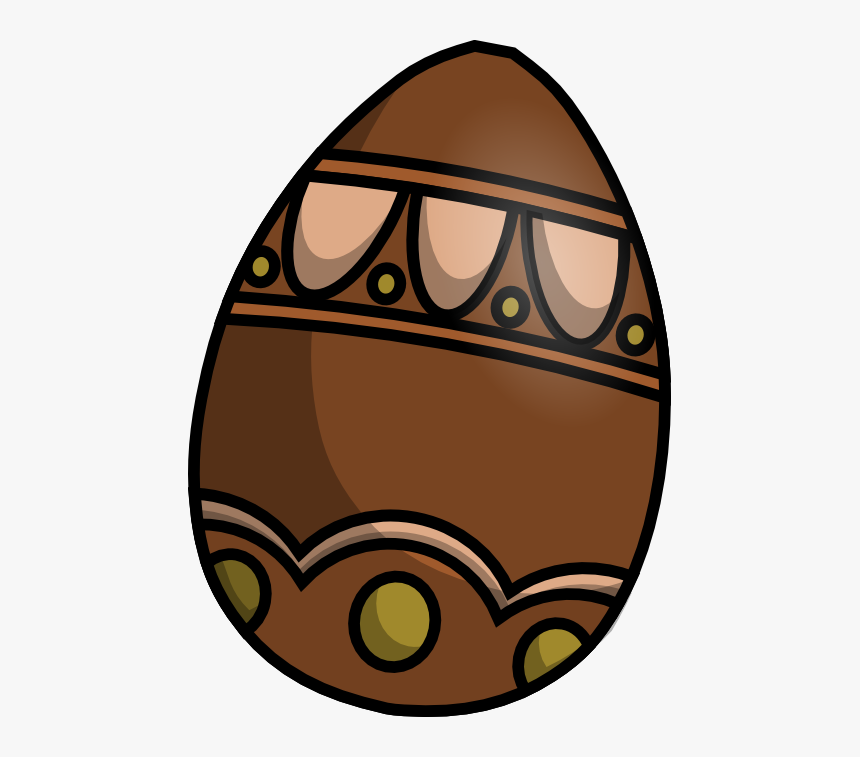 Brown Egg Clipart - Huevos De Pascua, HD Png Download