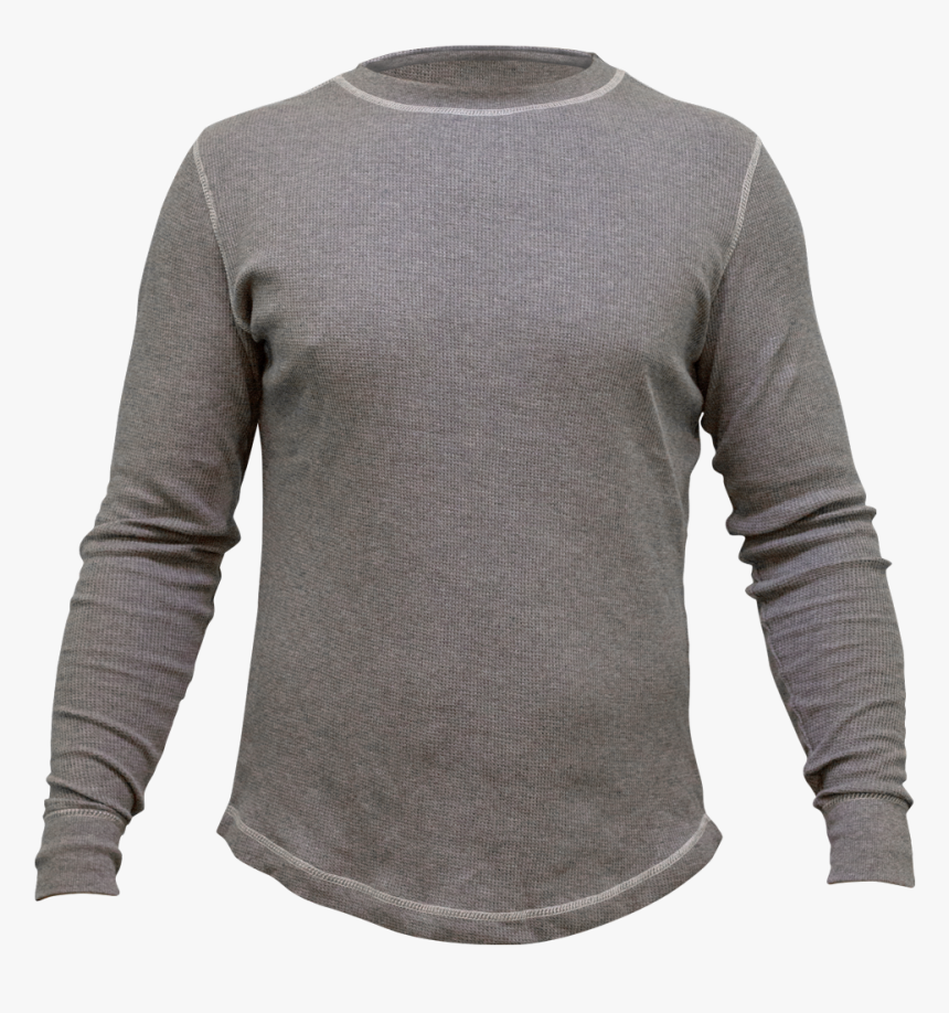 Grey - Long-sleeved T-shirt, HD Png Download