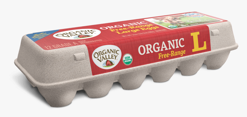 Organic Valley Large Brown Eggs, HD Png Download