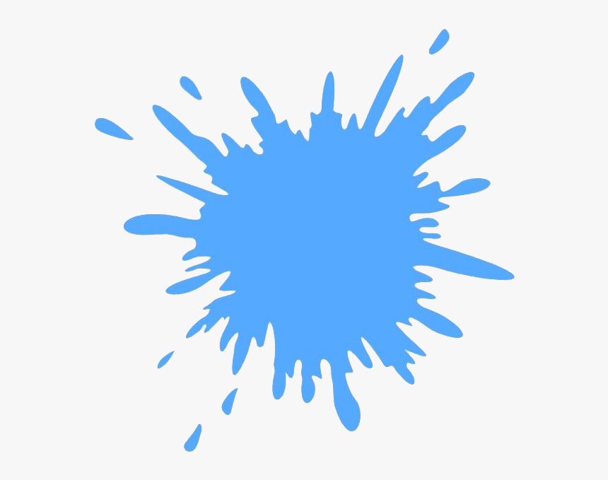 Water Drop Splash Clipart - Paint Splash Png Transparent, Png Download
