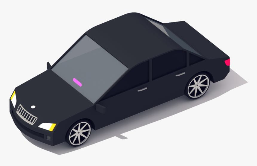 Car With Lyft Imagery - Lyft Car Png, Transparent Png