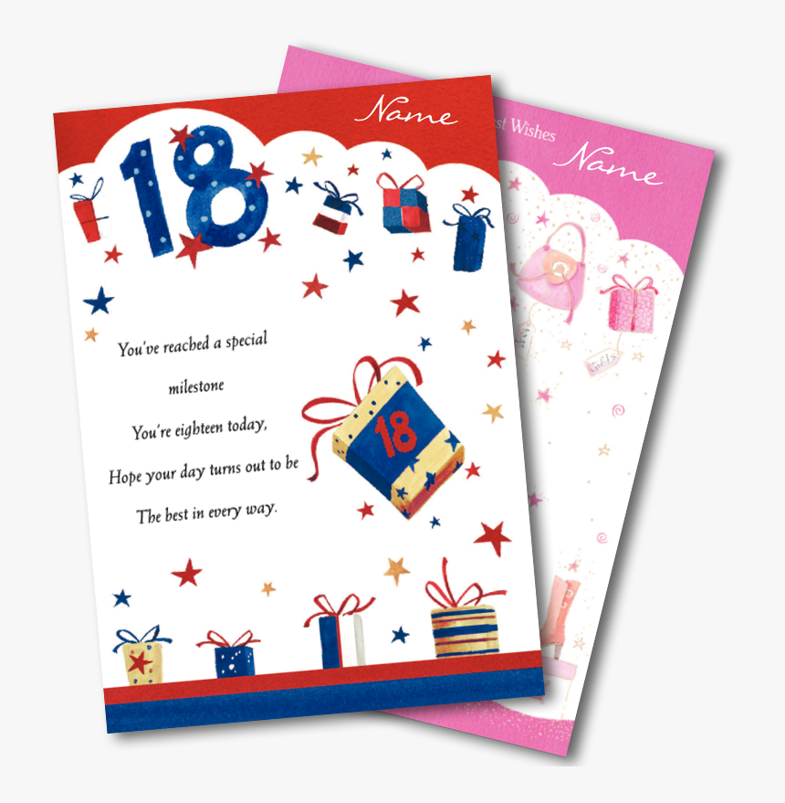 Transparent 18th Birthday Clipart - Greeting Card, HD Png Download