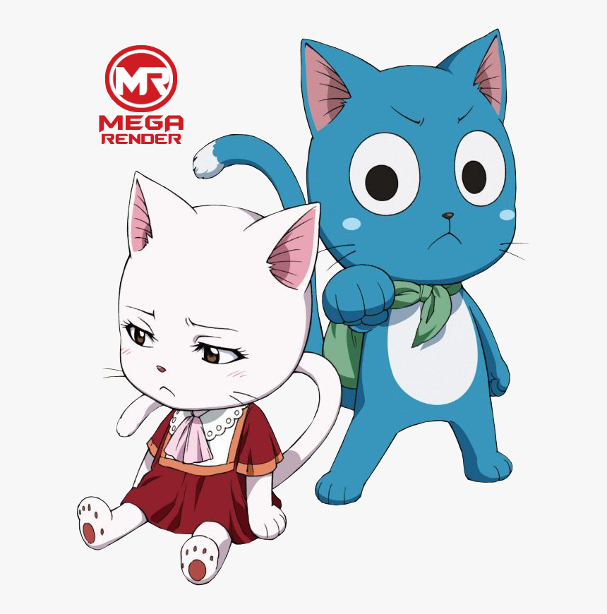 Cartoon,clip - Fairy Tail Happy Png, Transparent Png