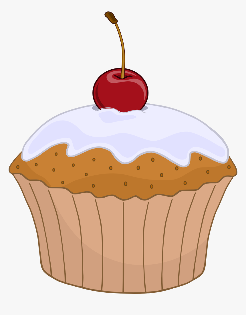 Muffin, Cupcake, Sweet, Cake, Dessert, Bakery, Frosting - Cupcake Clip Art, HD Png Download