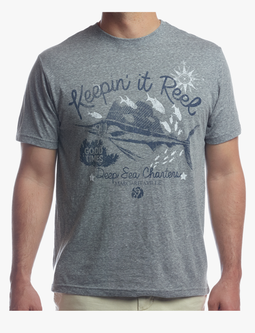 Grey Heather 
 Title Grey Heather - Keeping It Reel T Shirt, HD Png Download