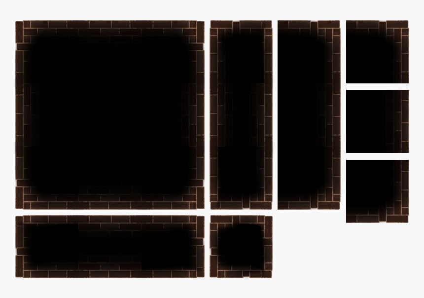 When I Finished The Walls I Made A Wall Crack Overlay - Top Down Wall Tiles, HD Png Download