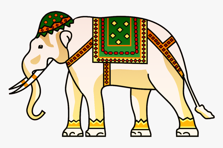 Elephant Indian Animal Free Picture - Thai Elephant Clip Art, HD Png Download