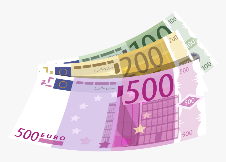 Coin Clipart Euro Cash - Euro Png, Transparent Png