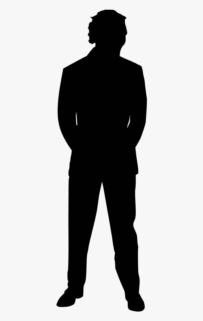 Silhouette Business Man Looking - Silueta Hombre Png, Transparent Png