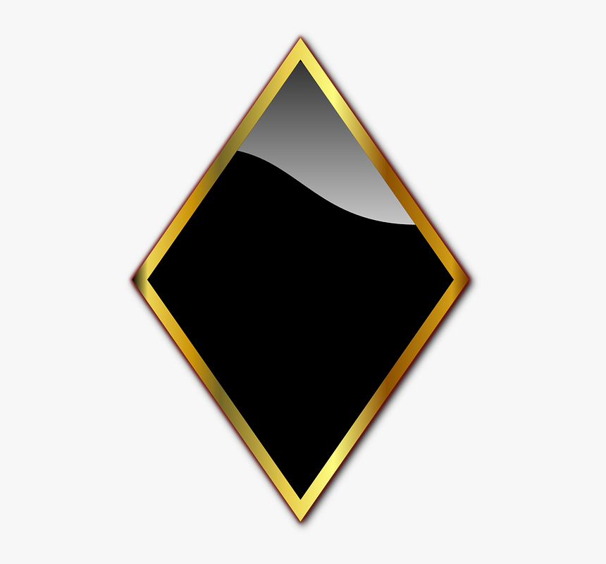 Frame, Mirror, Black, Elegant - Losange Clipart, HD Png Download