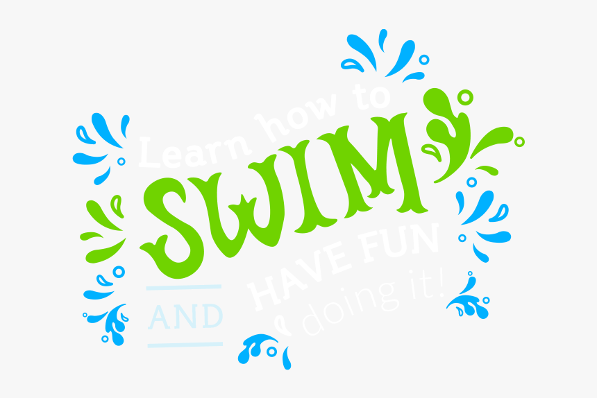 Splash Clipart Water Aerobic - Swim Calligraphy, HD Png Download