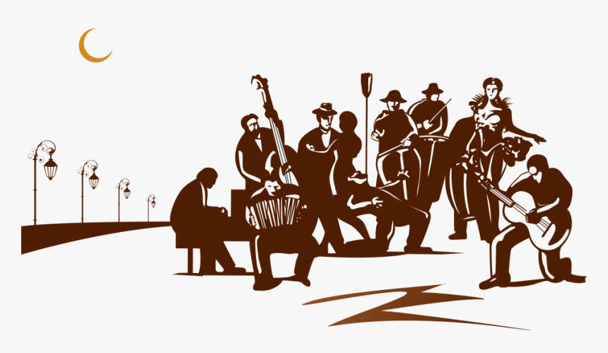 Banner Transparent Orchestra Conductor Dance Silhouette - Jazz Big Band Flyer, HD Png Download