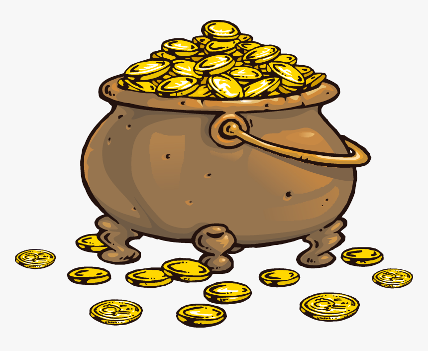 Coins Clipart Treasure Coin - Gold Coin Treasure Gold Clipart, HD Png Download