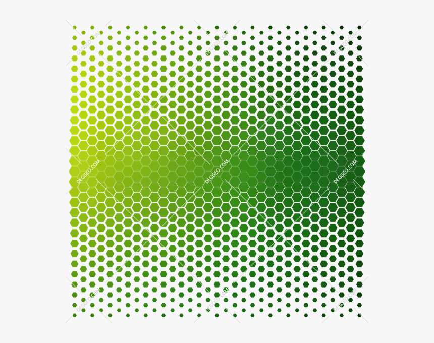 Halftone Dotted Hexa Degrade Casal Limeade - Horizontal Gradient Transparent Background, HD Png Download