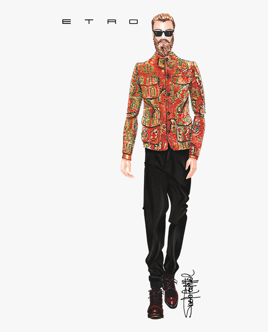 Male Fashion Illustration - Men Fashion Illustration Png, Transparent Png