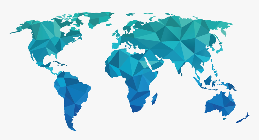World Map - Norway To New Zealand, HD Png Download