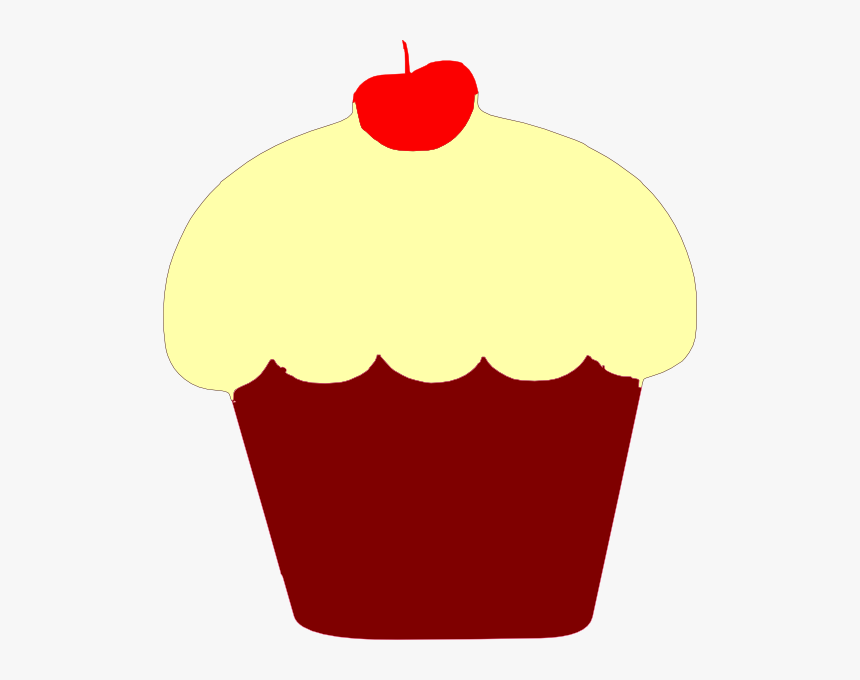Cupcake Clipart Sparkly - Red Velvet Cupcake Clipart, HD Png Download