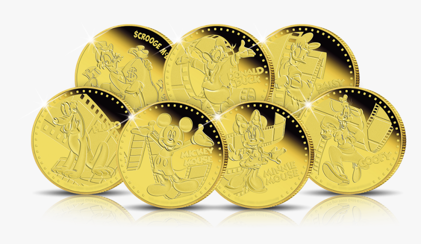 Transparent Pile Of Gold Coins Clipart - Coin, HD Png Download