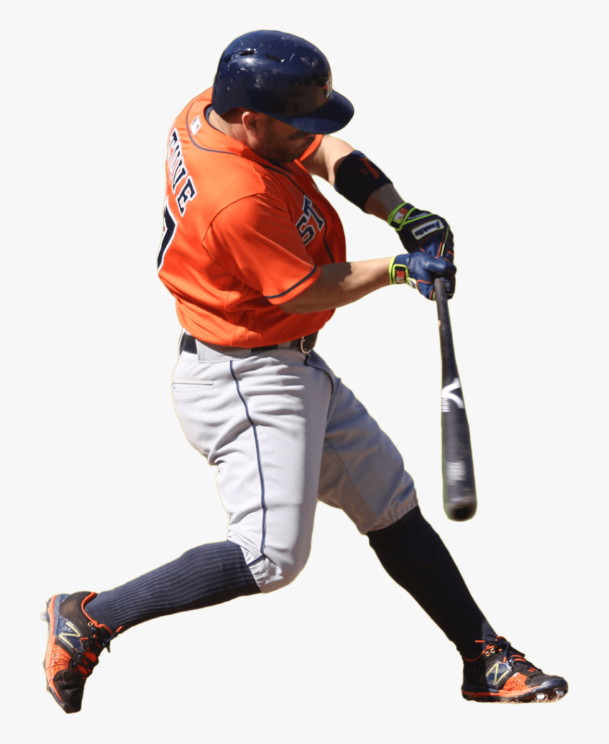 Baseball Mlb Player Clipart Png - Houston Astros Player Png, Transparent Png