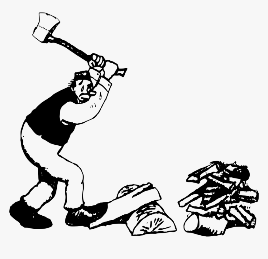 Line Art,solid Swinghit,baseball Player - Cartoon, HD Png Download