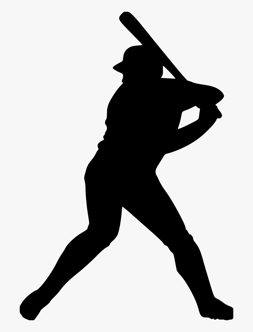 Baseball-batter File Size - Baseball Player Clipart, HD Png Download