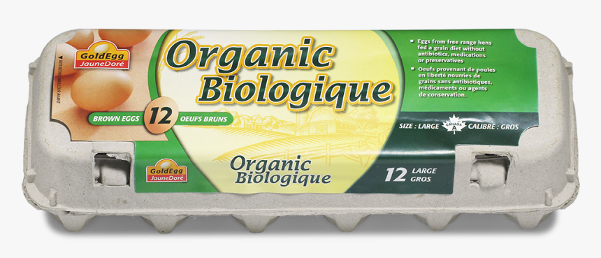 Goldenegg Organic 12x Large Brown - Fruit, HD Png Download