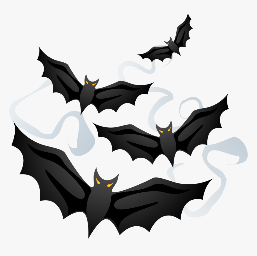 Bat Clipart Creepy - Creepy Bats, HD Png Download