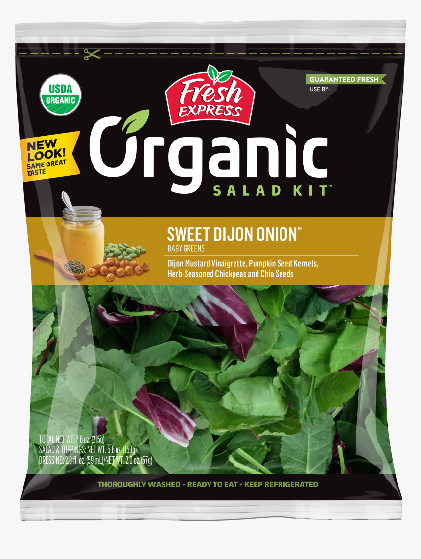 Sweet Dijon Onion Organic Salad Kit - Fresh Express Salad, HD Png Download