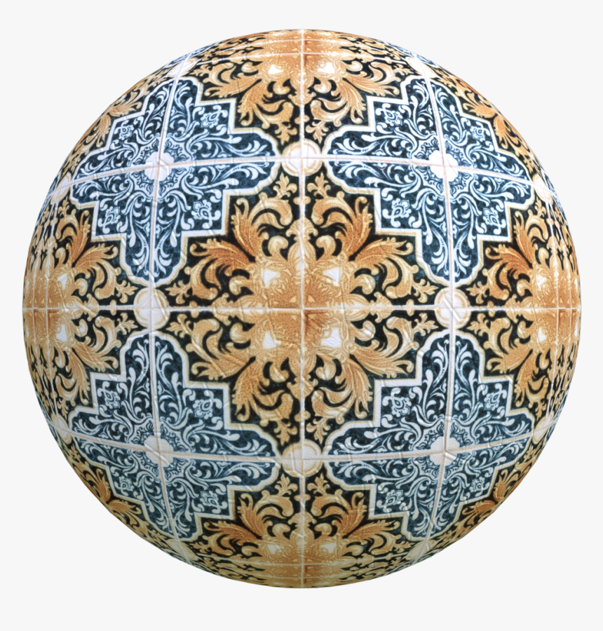 Old Ceramic Indian Style - Circle, HD Png Download