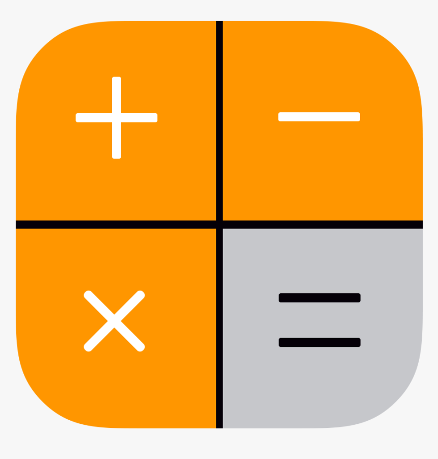 Calculator Icon Png Image - Cross, Transparent Png