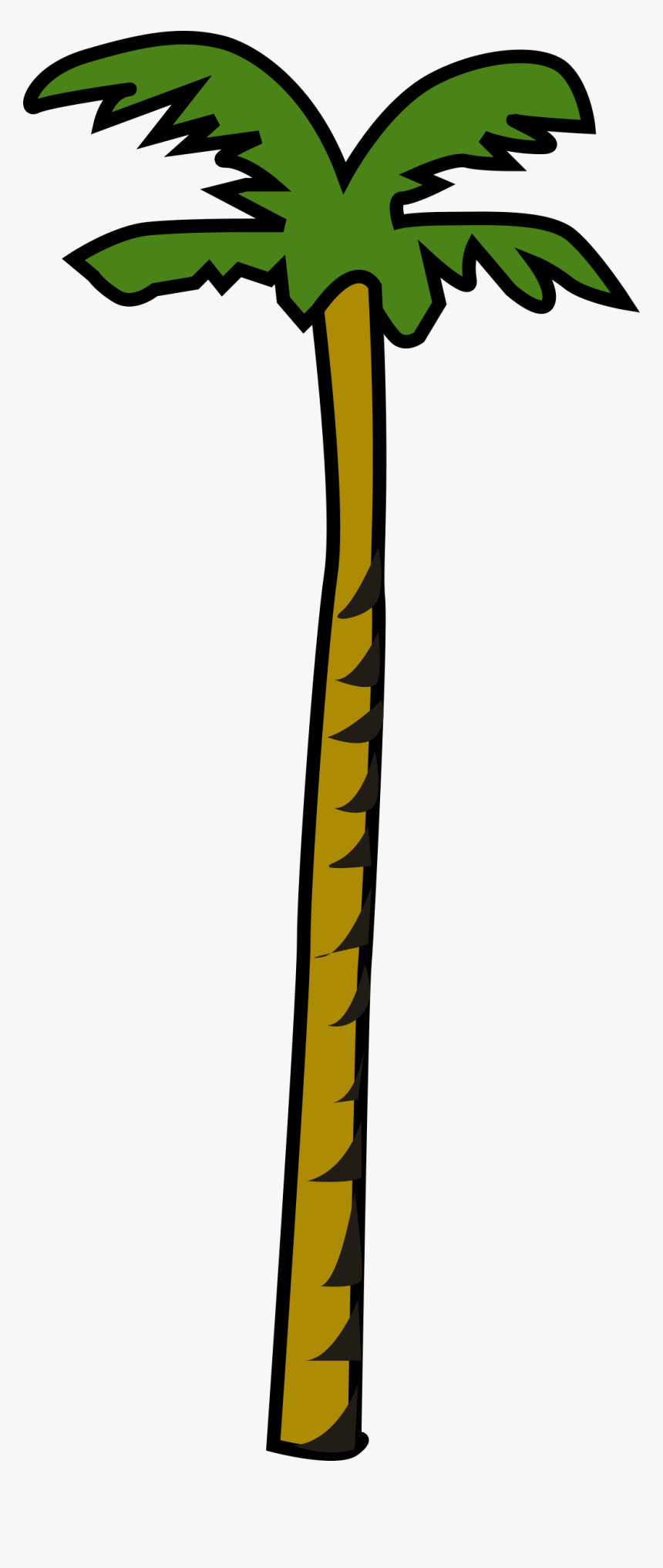 Coconut Palm 3 Clip Arts - Gambar Pohon Kelapa Vektor, HD Png Download