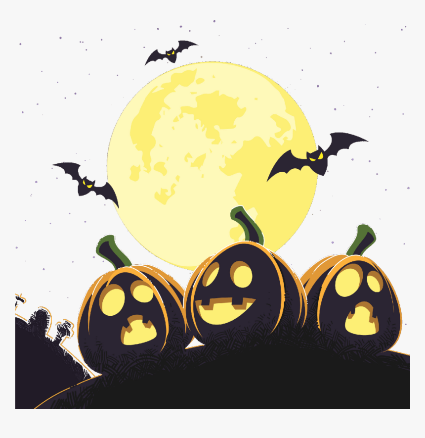 Halloween Background Png Images - Spooky Halloween Color Background, Transparent Png