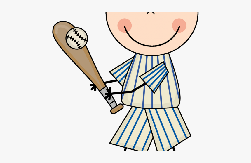 Baseball Player Clipart - Play Baseball Clipart Png, Transparent Png