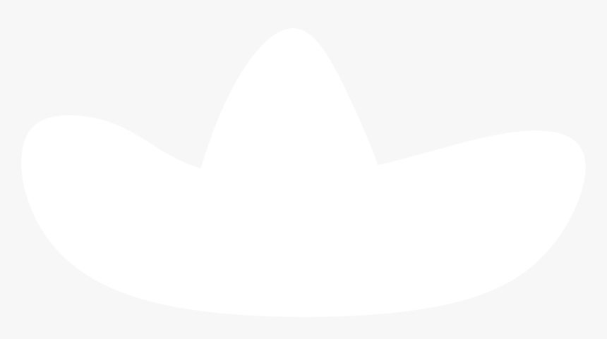 Sombrero Silhouette By Paperlightbox - Sombrero White Silhouette, HD Png Download