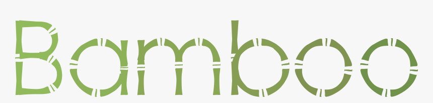 Bamboo Font, HD Png Download