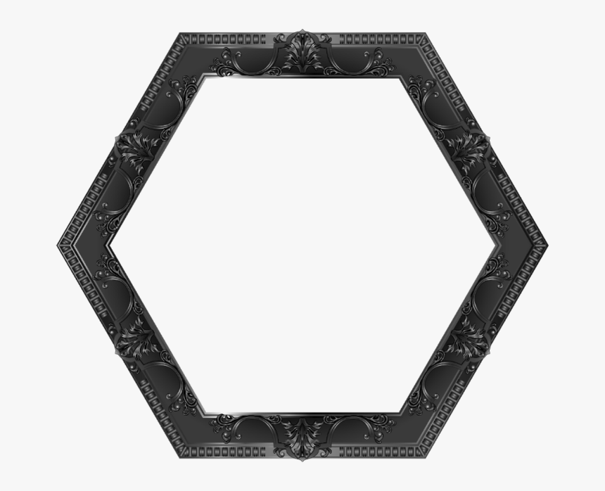 #frame #marco #hexagon #hexagono #hexágono #border - Illustration, HD Png Download