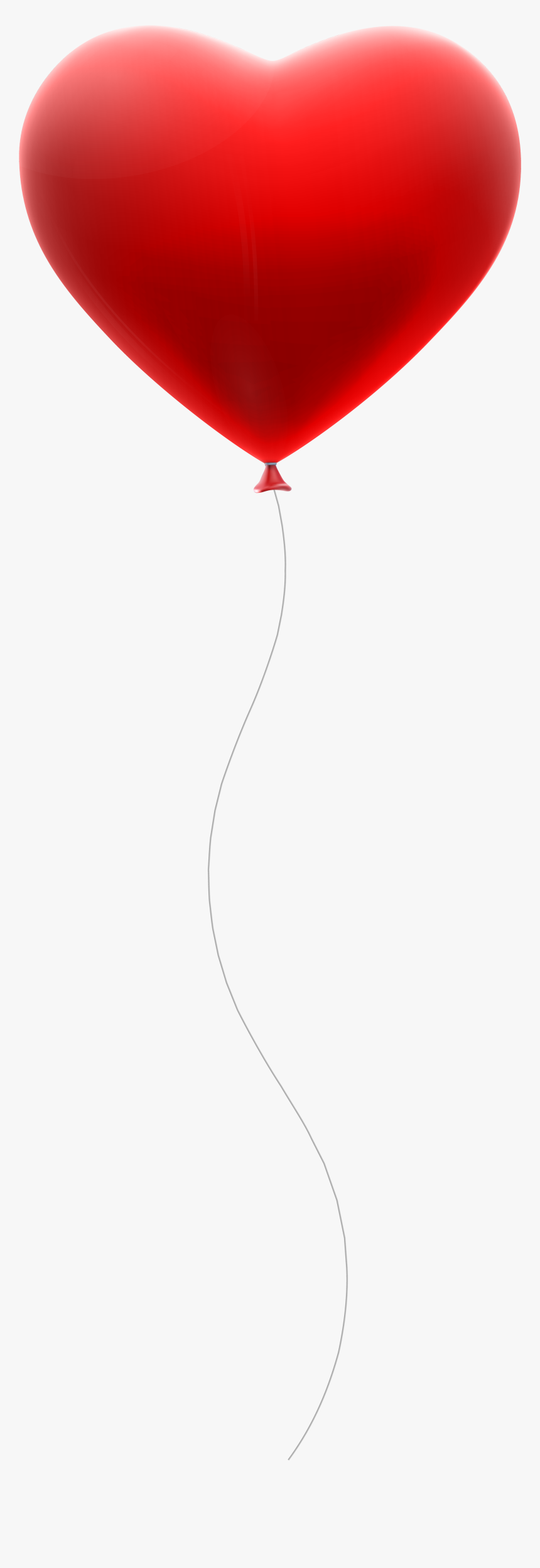 Red Heart Balloon Transparent Clip Art Gallery - Balloon, HD Png Download
