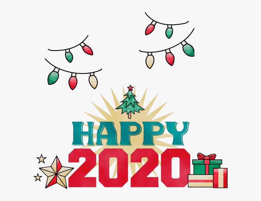 Happy New Year 2020 Png, Transparent Png