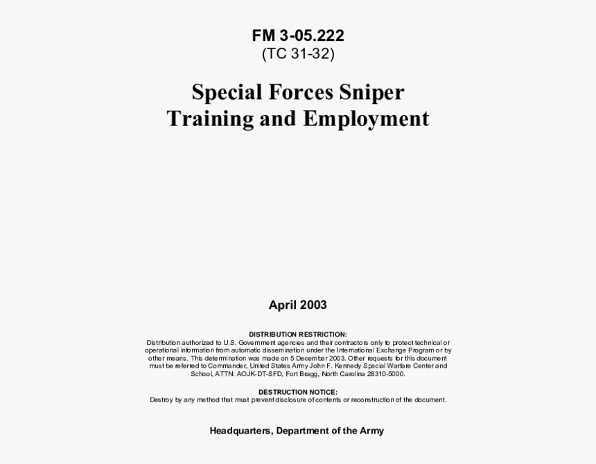 Special Forces Sniper, HD Png Download