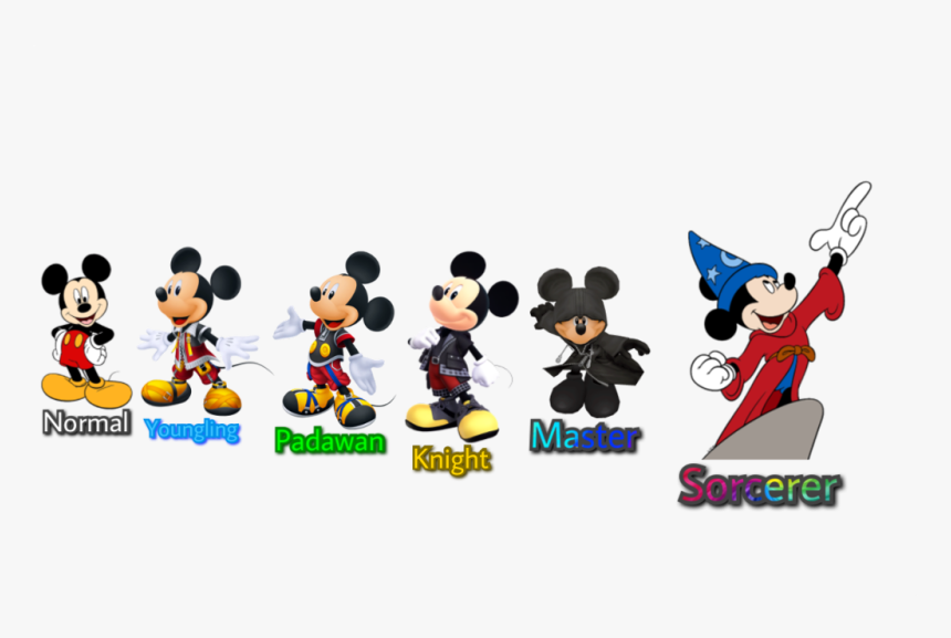 Jedi Mickey Mouse @themizfitzsquad - Cartoon, HD Png Download