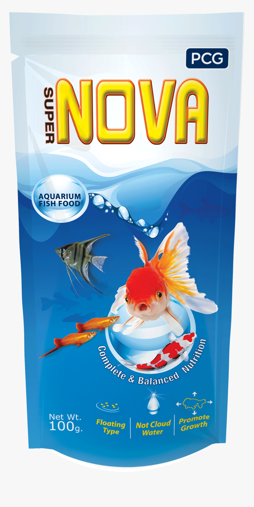 Super Nova Fish Food - Super Nova Fish Food 100g, HD Png Download