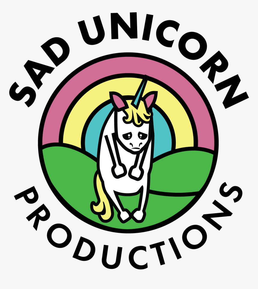 Sadunicorn Prod Larg - Cartoon, HD Png Download