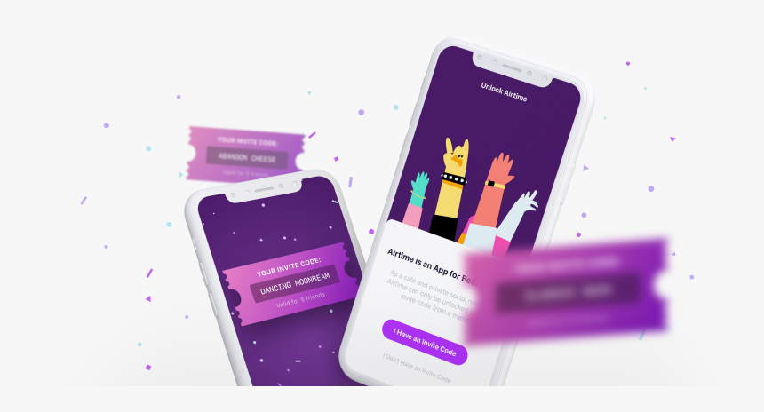 Airtime App Invite Code, HD Png Download