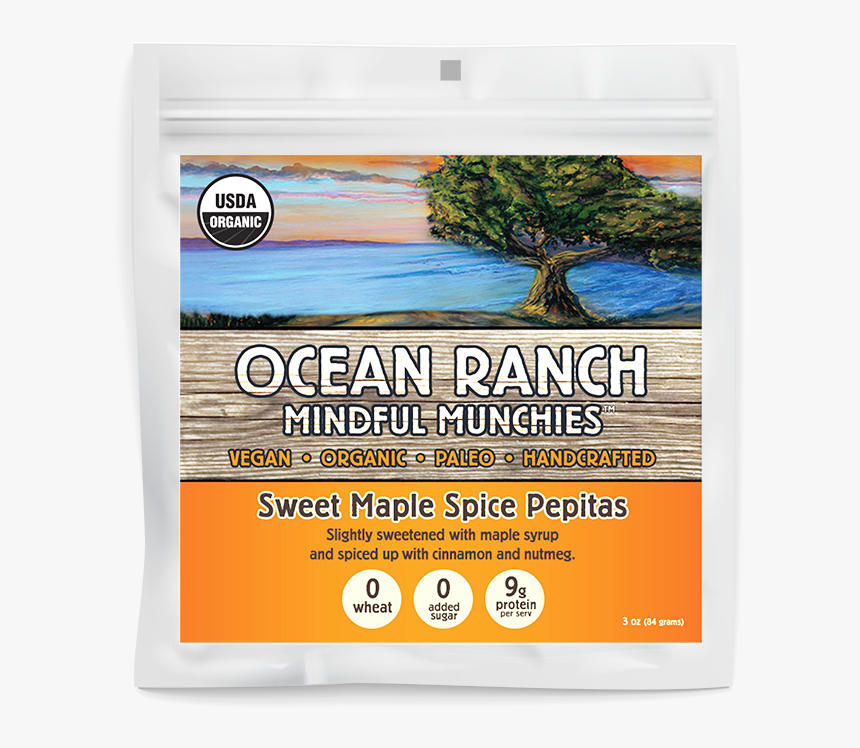 Sweet Maple Spice Pepitas Mockups - Ocean Ranch Organics, HD Png Download