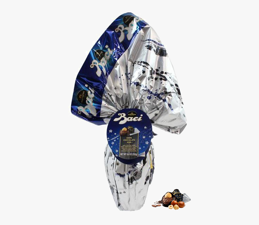 Baci Easter Egg Extra Dark Chocolate With Baci Chocolate - Umbrella, HD Png Download