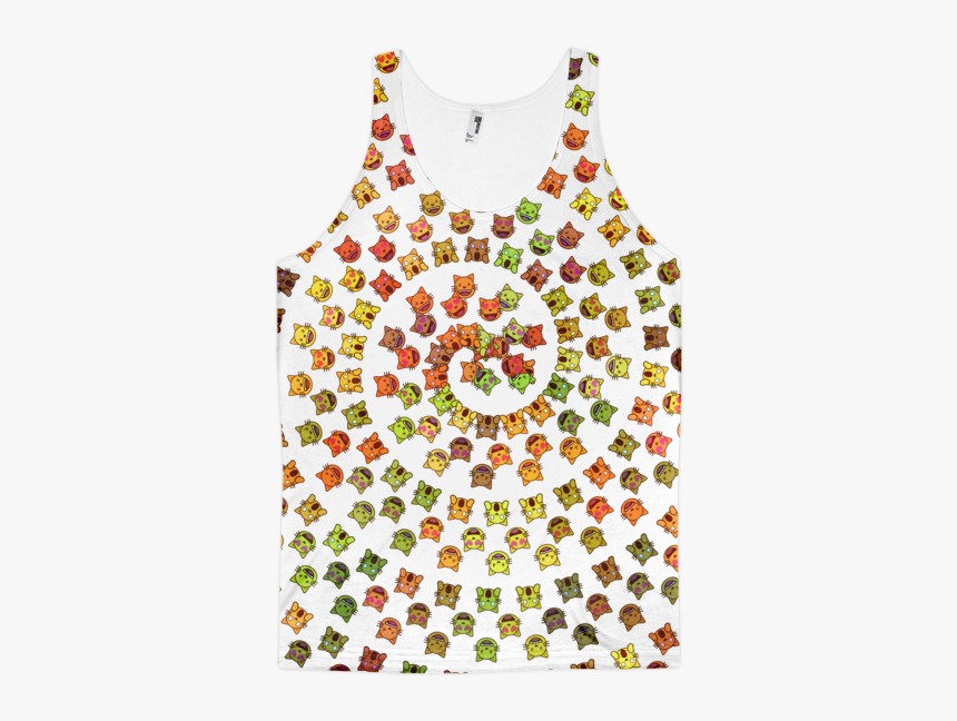 Cat Emoji Tank - T-shirt, HD Png Download