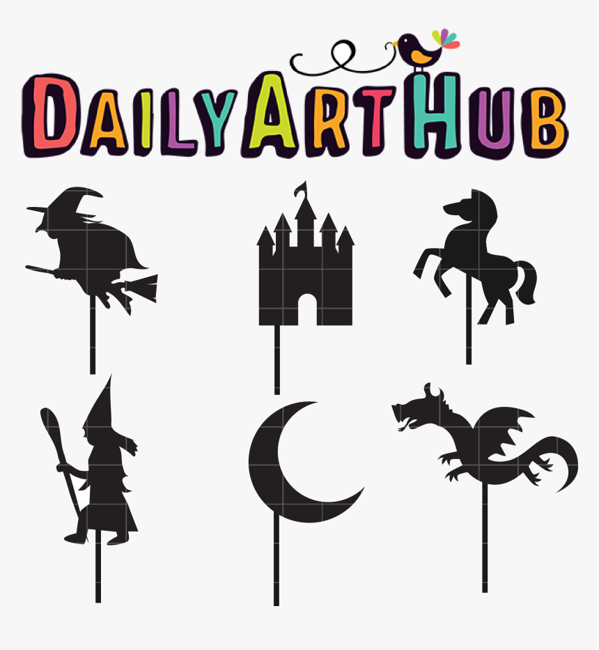 Puppet Fairytale Shadow Clip Art Set Transparent Png - Free Road Signs Clipart, Png Download