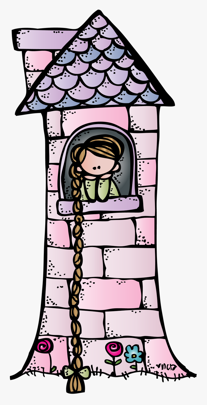 Fairytale Clipart Fairy Tail - Rapunzel Melonheadz, HD Png Download