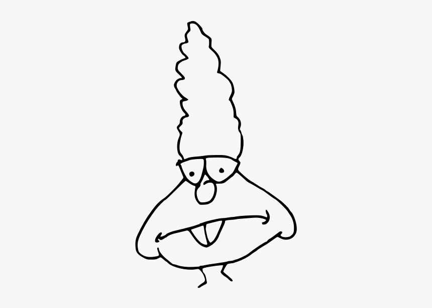 Cartoon Man With Rabbit Teeth Vector Illustration - Cartoon, HD Png Download